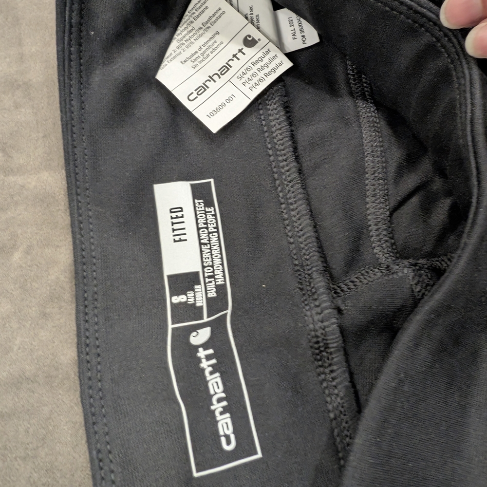 Nwot 4-6 Carhartt Black Fitted Legging Pants